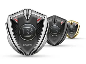 Brabus Abzeichen Selbstklebend Tuning Stil Glänzend Top